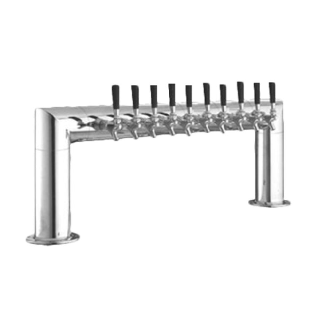 Perlick 4009-10B Pass-Thru Draft Beer Tower Countertop 46"W X 14"H