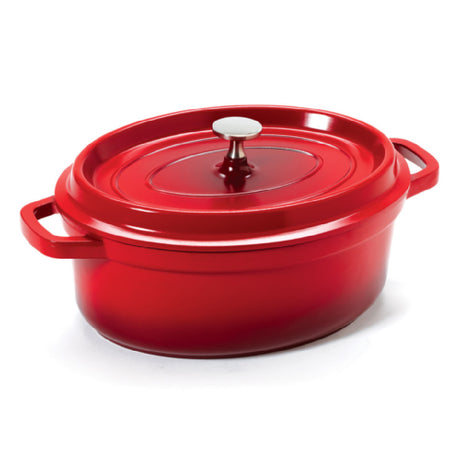 GET Enterprises CA-009-R/BK/CC Heiss™ Induction Dutch Oven 3-1/2 Qt. (3-3/4" Qt. Rim Full)