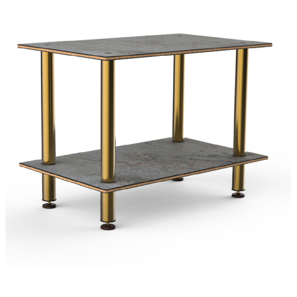 Steelite MGCMDX02GBXF Mogogo Buffet Solutions Modular Serving Table 2-tier 47" X 29-1/2" X 35"H