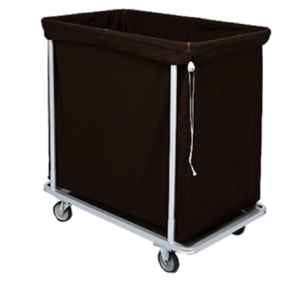 Forbes Industries 1112 Laundry Cart 12 Bushel Capacity Heavy Duty Black Cloth Bag