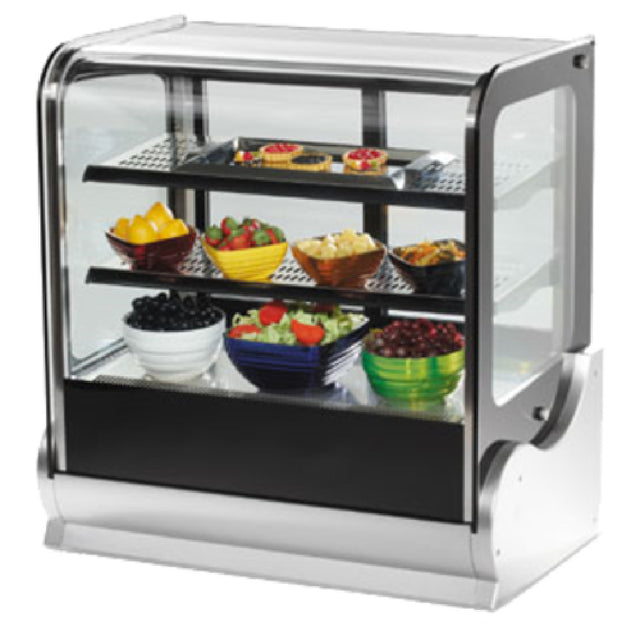 Vollrath 40863 Refrigerated Cubed Display Case Countertop Full Service