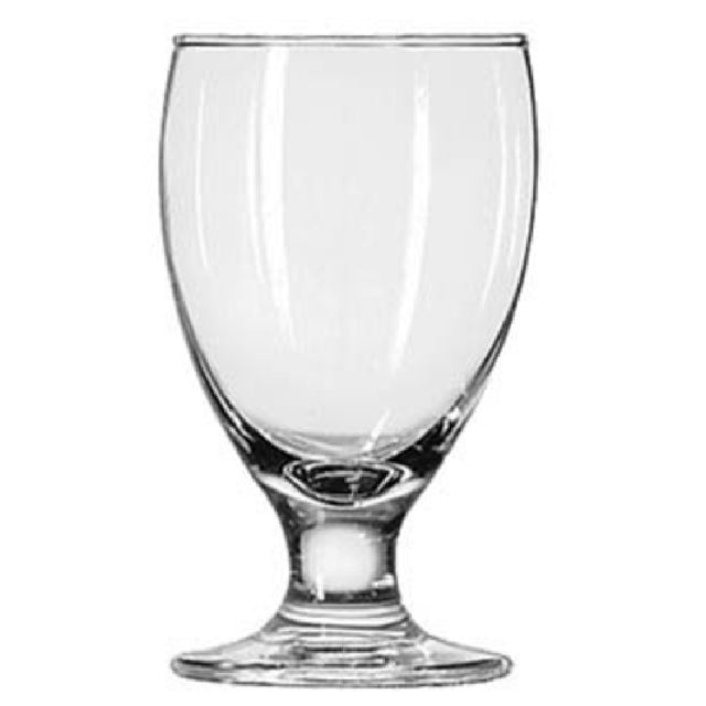 Libbey 3712 Banquet Goblet Glass 10-1/2 Oz. Safedge® Rim & Foot Guarantee