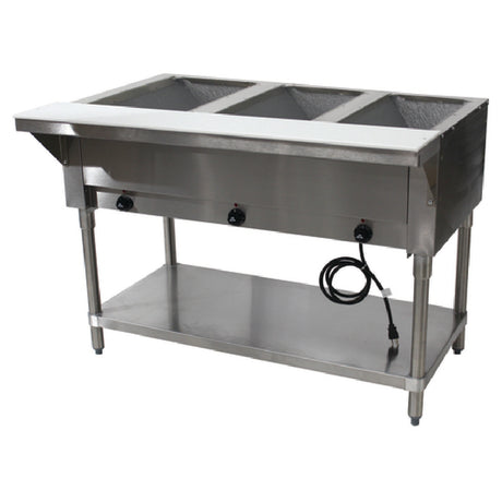 Advance Tabco HF-3E-240-X Hot Food Table Electric 47-1/8"W X 30-5/8"D X 34-3/8"H