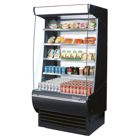 Turbo Air TOM-36DXB-N Extra Deep Vertical Open Display Merchandiser 17.1 Cu. Ft. Capacity