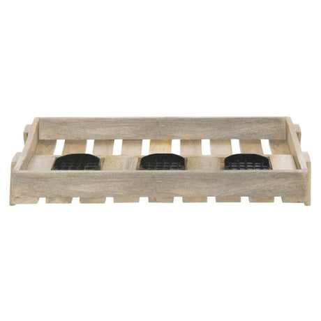 Hubert 40419 - Airpot Holder, Triple, 24" X 13-1/2" X 3-1/2"H