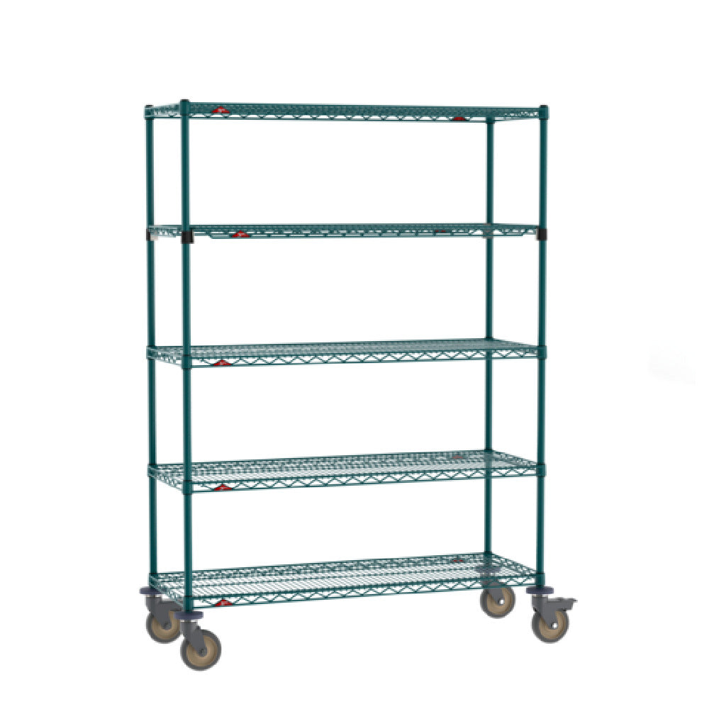 Metro SEZ-184868K3-MP-41 Super Erecta® Stem Caster Cart 48"W X 18"D X 68"H 5 Tiers