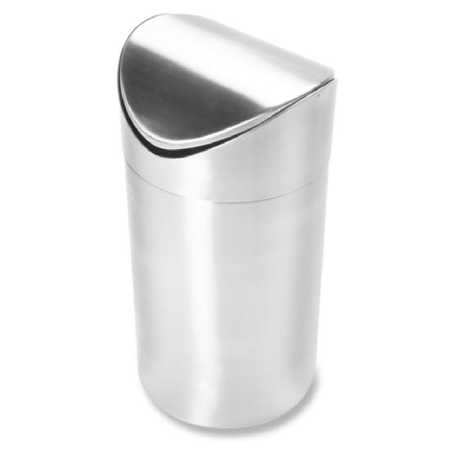 Vollrath 59781 Mini Waste Can With Swing Top 66 Oz 4.5" Top Diameter