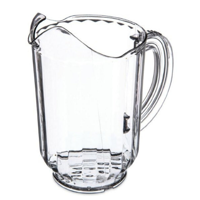 Stanton Trading WP60 - Water Pitcher, 60oz. Plastic, Clear