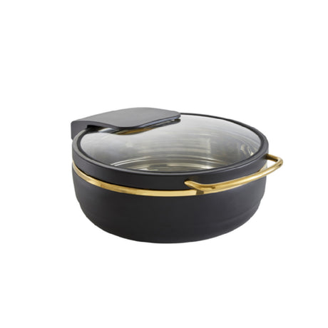 Bauscher Hepp 57.0001.9200 - Induction Plus Chafing Dish, Round, Black/gold
