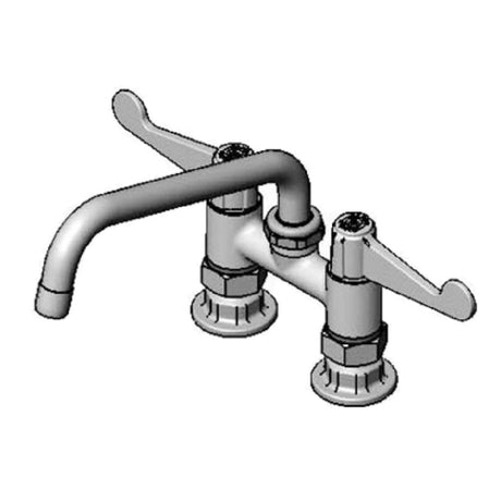 T&S Brass 5F-4DWS08 Equip Base Faucet Swivel 4"