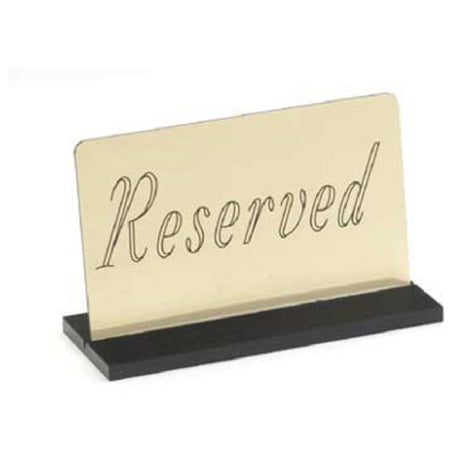 Cal Mil 956-11 "Reserved" Message Holder 5"W X 3"H Engraved