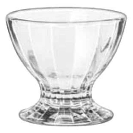 Libbey 5336 Sundae Dish 7 Oz. Glass (H 3-3/8" T 3-3/4" B 3" D 3-3/4") (24 Each Per Case)