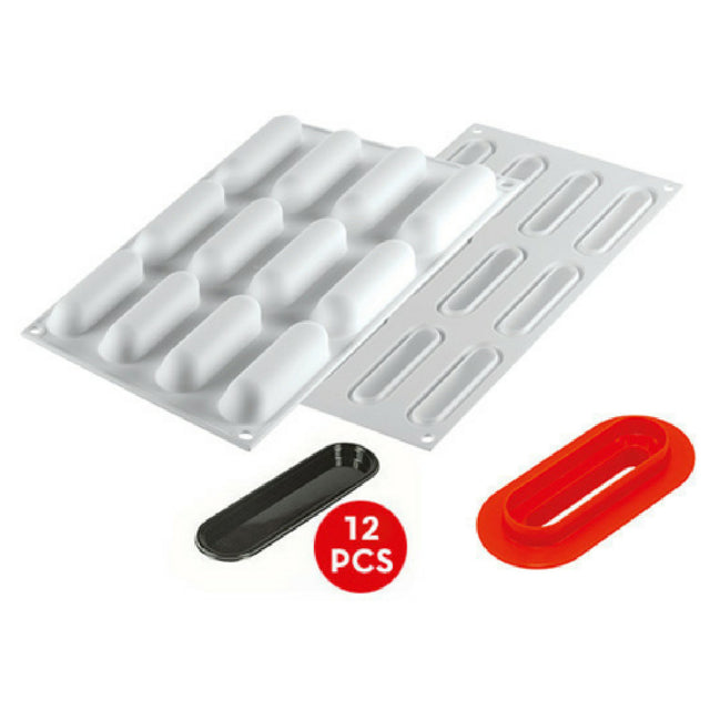 JB Prince MA275 Fingers 30 Silicone Mold With Cutter 12 Indents