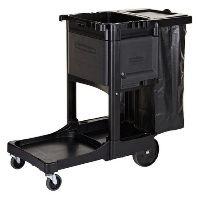 Rubbermaid 1861430 - Standard Executive Janitorial Cleaning Cart, 46"L X 21-3/4"W X 38-3/8"H