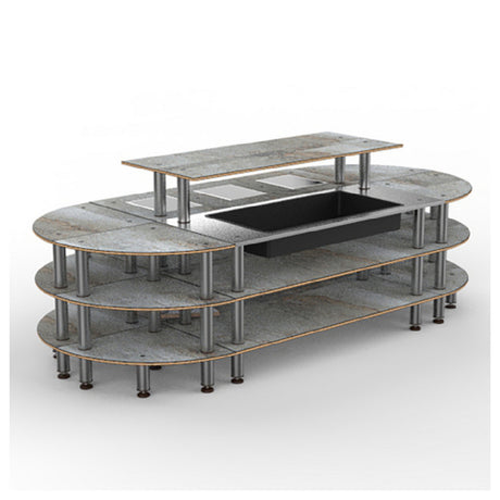 Steelite MGCMLD19GSXF Market Stand Mixed Materials (minimum = Case Quantity 1 Per Case) (repack Item)