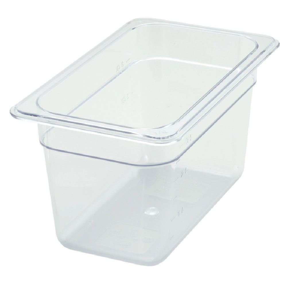 Winco SP7406 Poly-Ware™ Food Pan 1/4 Size 10-1/4" X 6-1/4"