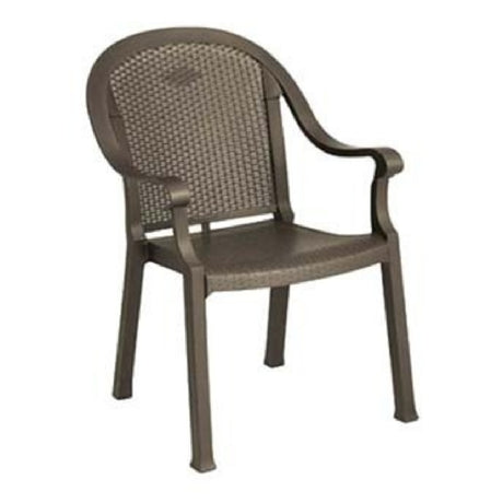 Grosfillex 99720037 Sumatra Classic Stacking Dining Armchair Designed For Outdoor Use