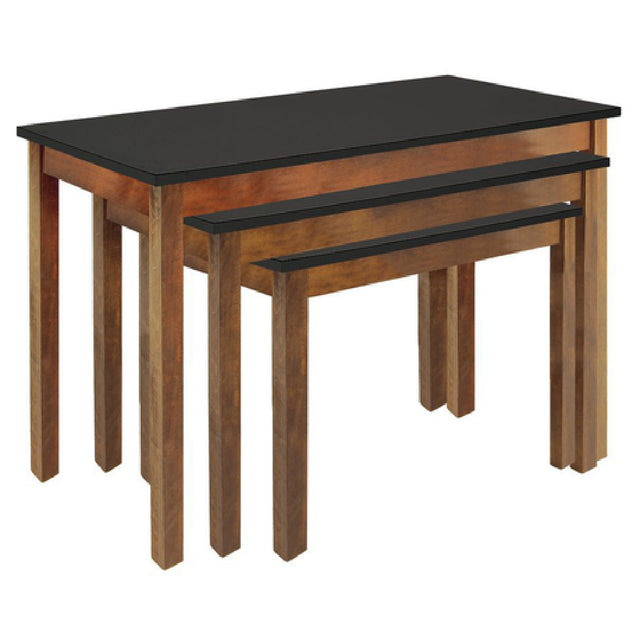 Hubert 98739 - Table Set, 3-piece, Includes (1) Each: 48" X 24" X 32"H