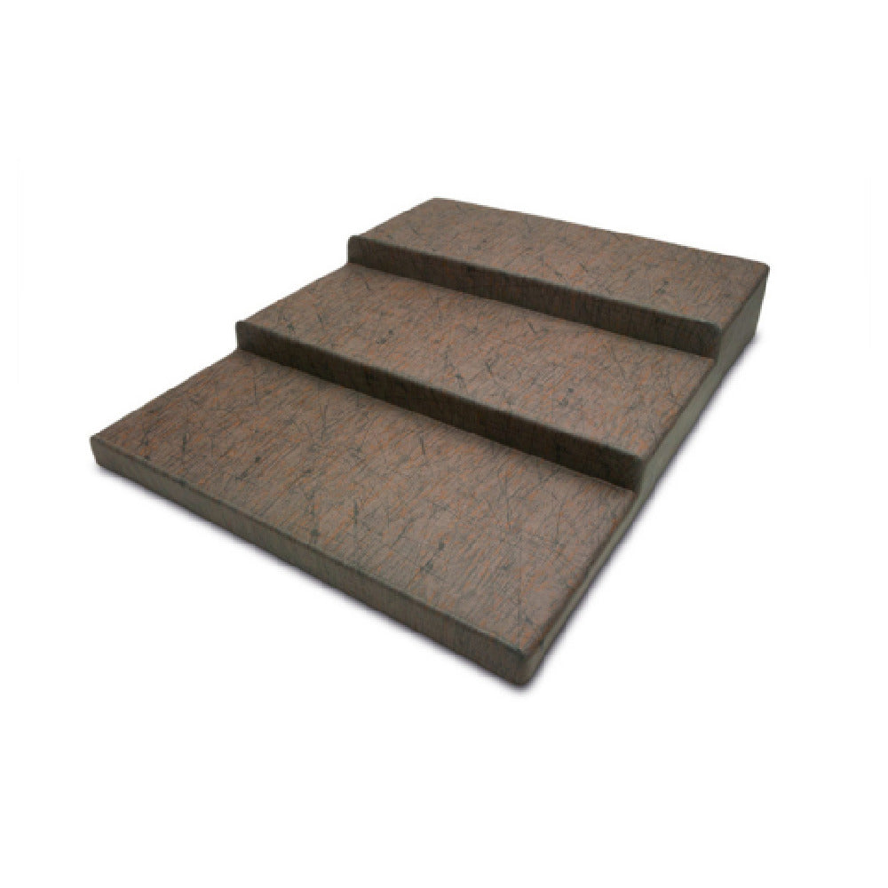Steelite DFSU2430317WH Riser 3-tier Step Up 24"W X 30"D X 4-1/2"H