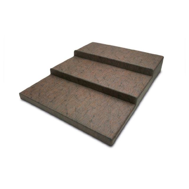 Steelite DFSU2430317WH Riser 3-tier Step Up 24"W X 30"D X 4-1/2"H