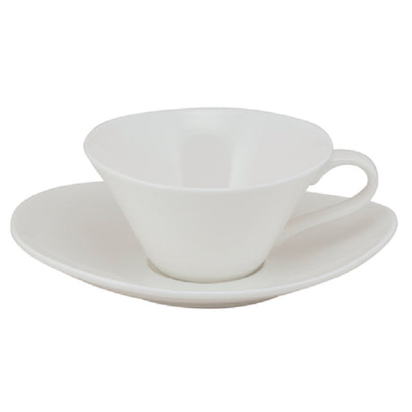 10 Strawberry St B4519B4520 - Cappuccino Cup & Saucer Set, Includes: (1) 6 Oz., 4-3/4" X 4-1/2" X 2-1/2"H Cup