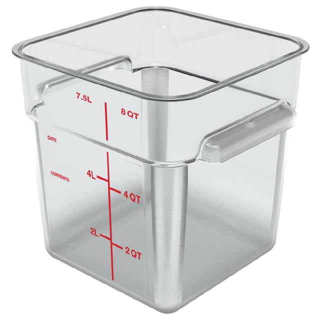 Carlisle 11953AF07 Carlisle Squares Food Storage Container 8 Qt. 8 Qt.