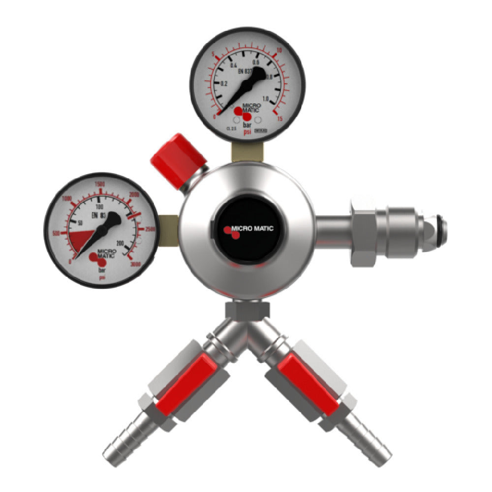 Micro Matic 842N-15-PP Premium Plus Regulator Double Gauge Nitrogen Regulator