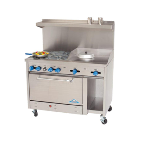 Comstock-Castle F3430-24 Range Gas 48" Wide