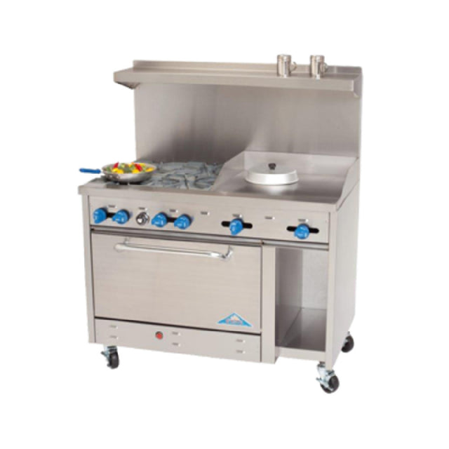 Comstock-Castle F3430-24 Range Gas 48" Wide