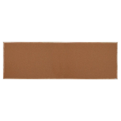 Aarco OB48144 Bulletin Board 144"W X 48"H Natural Pebble Grain Cork