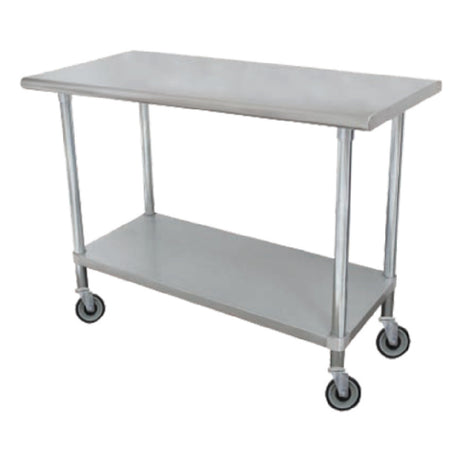 Advance Tabco MSLAG-306C-X Special Value Work Table Mobile 72"W X 30"D