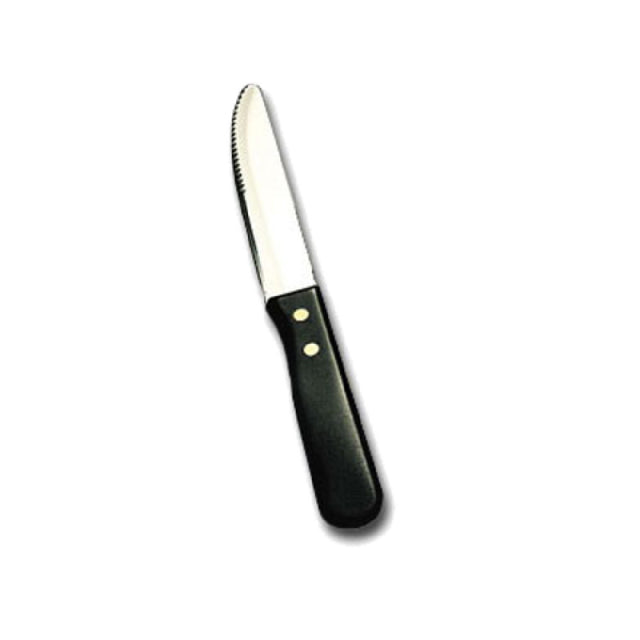 Bon Chef S935 Gaucho Steak Knife 5" Round Tip Blade Jumbo 2 Rivet Polypropylene Handle