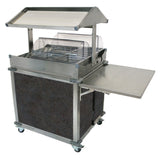 Cadco CBC-GG-2-L3 MobileServ® Deluxe Grab & Go Merchandising Cart 2-sided Grab & Go Shelf On Top