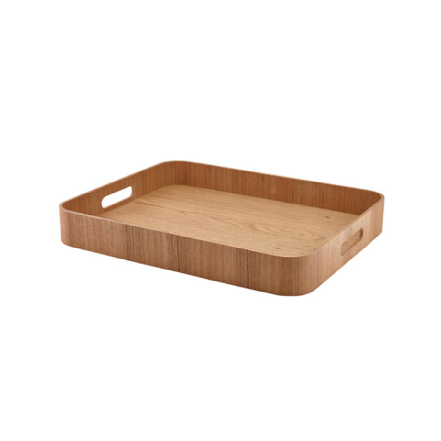 Steelite GWWVTB4536L - Butlers Tray Wood Veneer Light, 18.0" X 14.125" X 2.5", Trays And Caddies