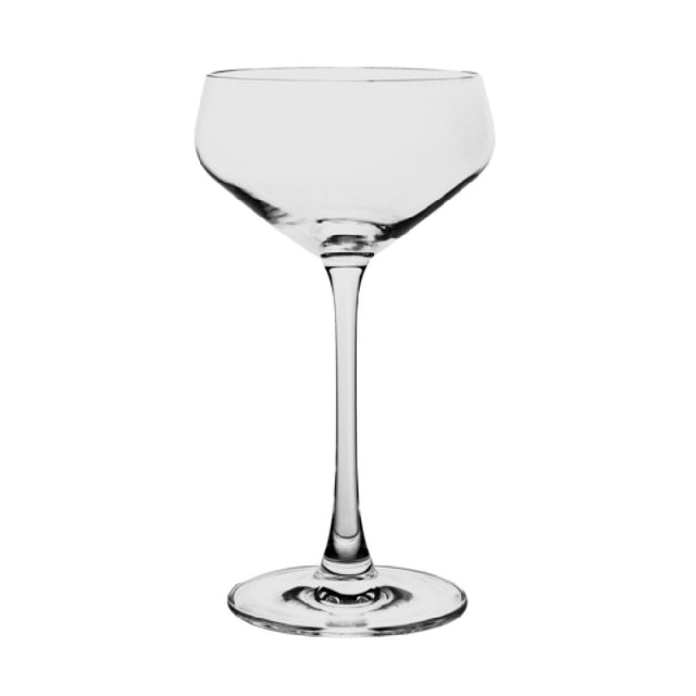 Steelite 4218BC1802 Coupe Glass 7.5 Oz. (H 7.125" M 3.875" T 3.625" B 3.25")