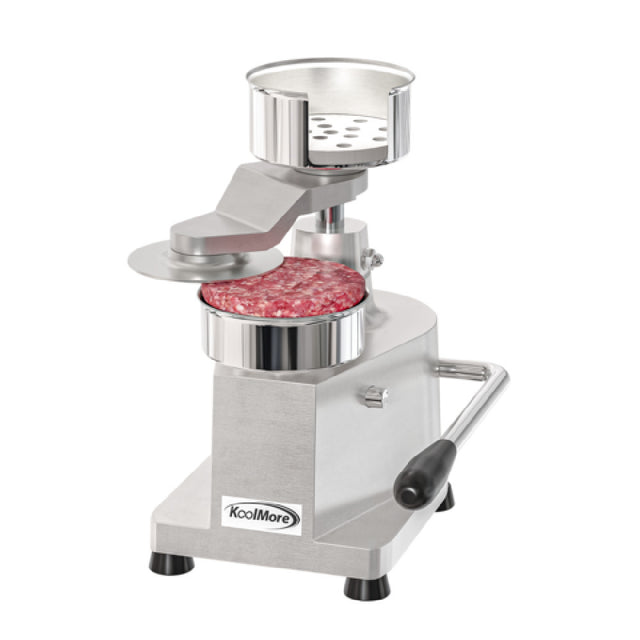 Koolmore CHM-4 Hamburger Patty Molding Press With Handle Countertop 4" Patty Size