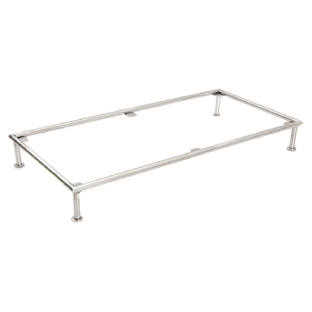 Steelite DW073124113SS Rectangle Riser 24.0"W X 11.0"D X 3.0"H 18/10 Stainless