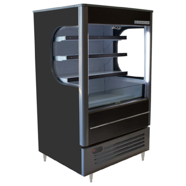 Beverage Air VMHC-7-1-B Vuemax Series Open-Air Merchandiser 35-1/2"W X 31-3/4"D X 63-7/8" H