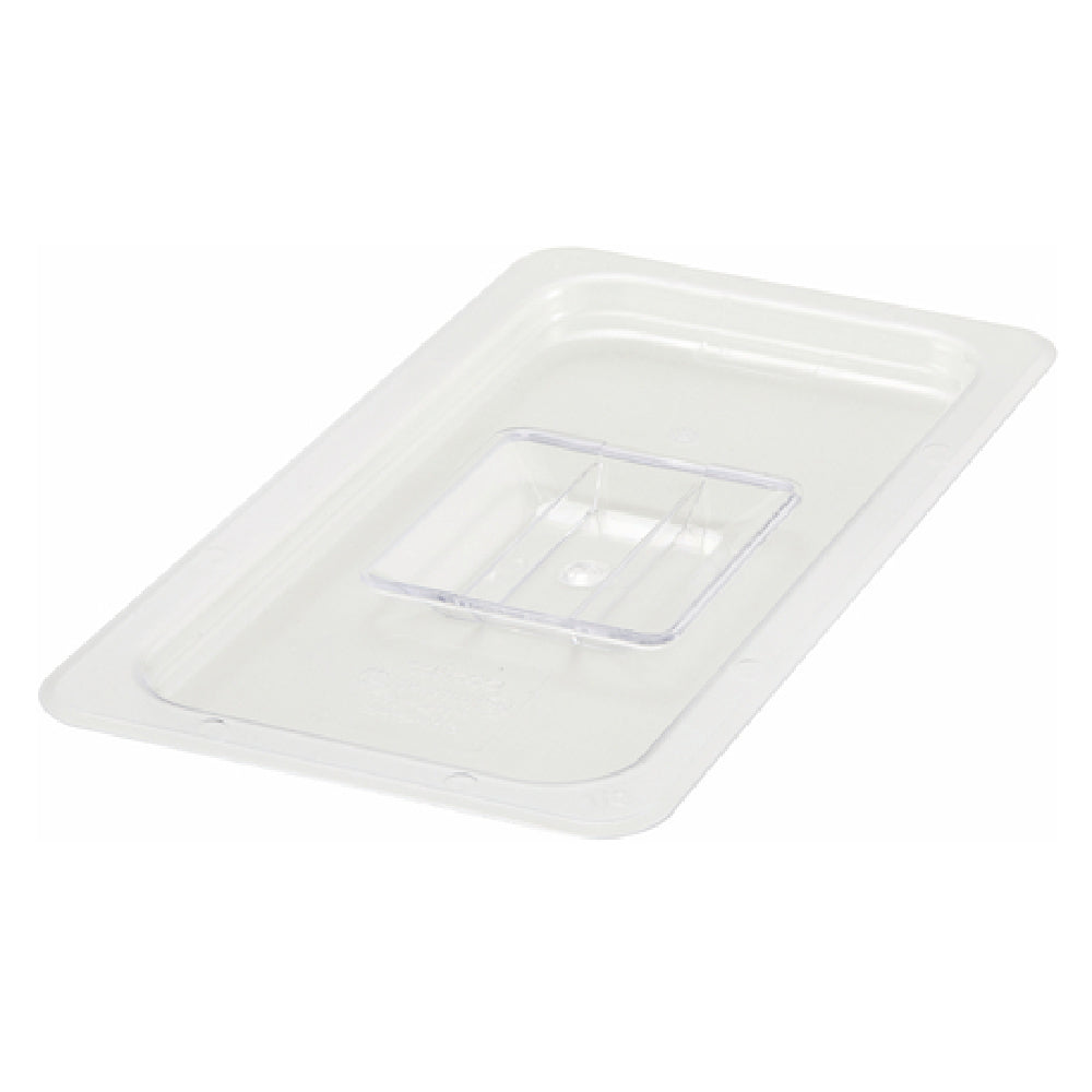 Winco SP7300S Poly-Ware™ Food Pan Cover 1/3 Size Solid