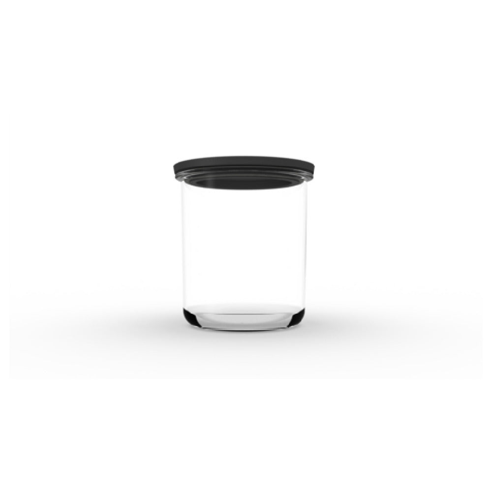 Anchor Hocking 13866 Goode Sundry Jar 3qt. With Black Lid