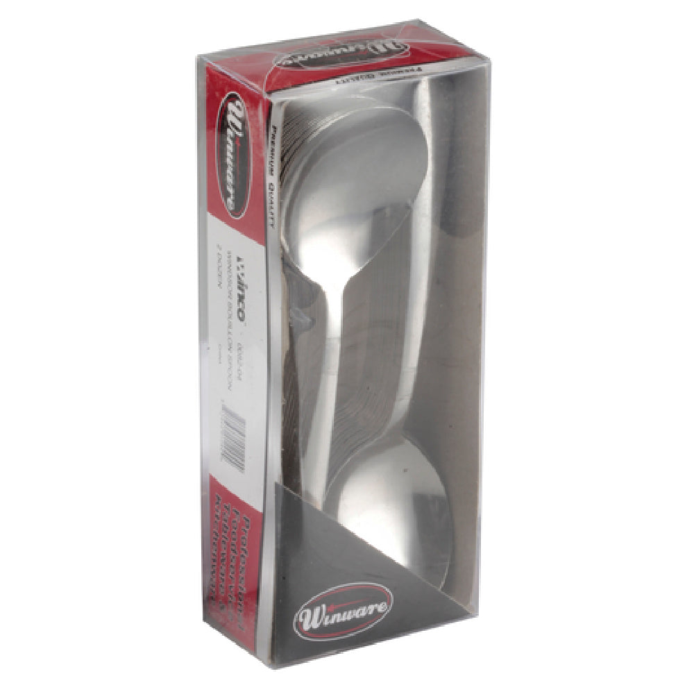 Winco 0082-04 Bouillon Spoon 6" 18/0 Stainless Steel