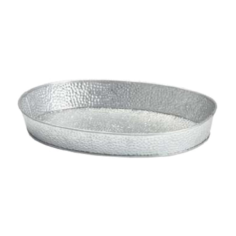 Tablecraft GP129 Galvanized Collection™ Dinner Platter 12" X 8-1/2" X 1-3/4"