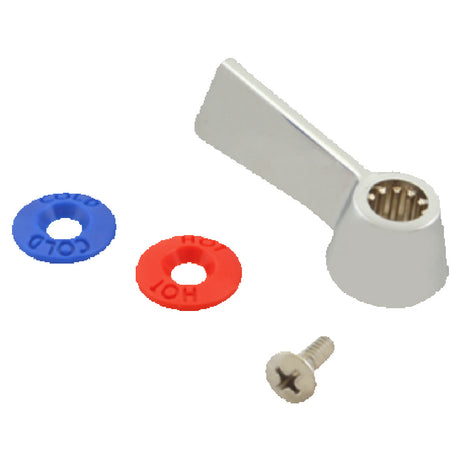 Franklin Machine Products 113-1023 Handle For Fisher Faucets Includes Hot & Cold Indes Buttons & Screw