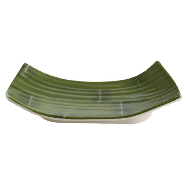 Yanco BA-3112 Bamboo Style Plate 11-1/2"L X 4-3/4"W Rectangular