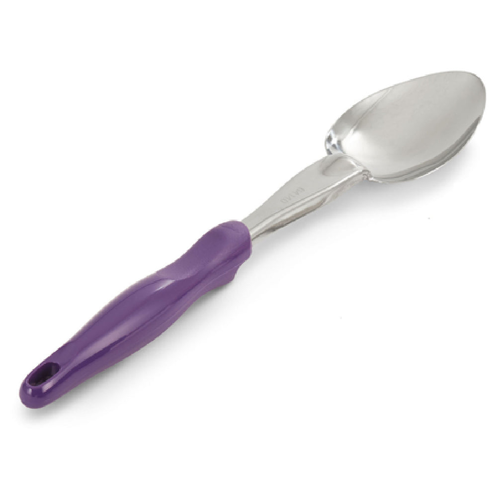 Vollrath 6414080 Ergo Grip™ Heavy Duty Spoon Purple Nylon Ergonomic Handle Equipped With All-natural Antimicrobial