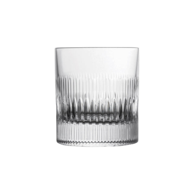 Steelite 680RCR396 Cut DOF Glass 9.75 Oz. (H 3-3/4" M 3-1/4" T 3-1/4" B 3-1/8") EcoCrystal