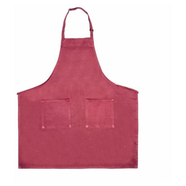 Chef Approved 167BAADJBU Bib Apron 32" X 28" (2) Front Pockets