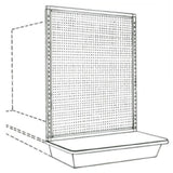Kent Unlimited EC0322072_IVORY - End Cap, 36"W X 22"D X 72"H, Ivory Or Black