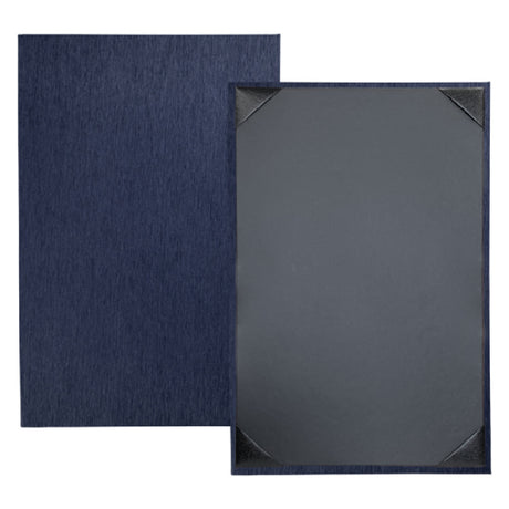 Risch STERLING-1V 11X17 Sterling Hardback Shimmer Metallic Menu Cover (specify Color)