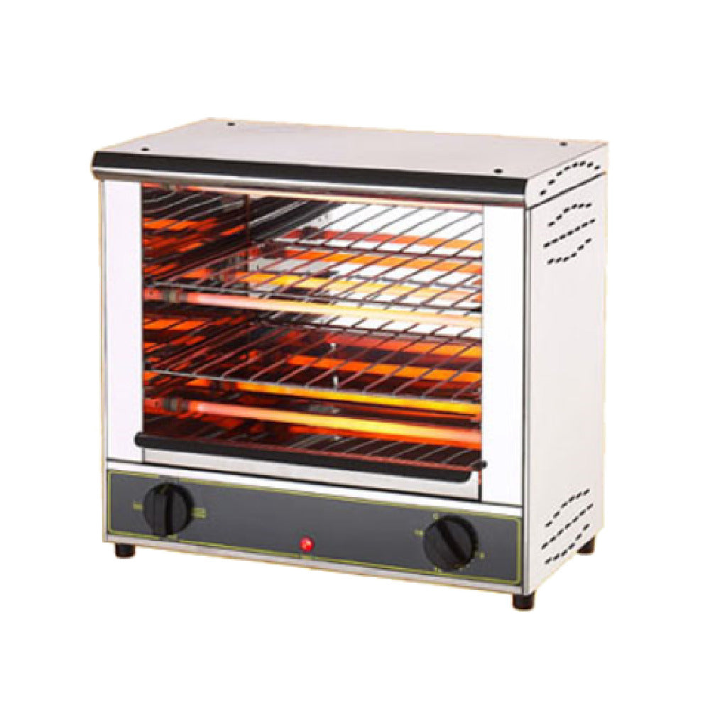 Equipex BAR-200 Roller Grill Toaster Oven Double Shelf Open-style